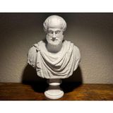 AyrStore Aristoteles Büstü Minimal Ev Ofis Hediyelik Dekoratif Obje Figür 15 cm - Renkli