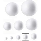 AyrStore Artlantis Strafor Köpük Top 5 cm 50 Adet Köpük Top Küre Toplar Yuvarlak Strafor Köpük Top Oku - Renkli