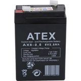 AyrStore Atex Ax6-2.8 6V 2.8AH Akü