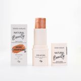 AyrStore Bade Natural Highlighter & Far & Dudak Renklendirici Çok Amaçlı Stick More Champagne 01%100 Doğa - Çok Renkli