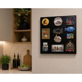AyrStore Bahar Çelik Magnet Panosu (Siyah) 30X30 - Çok Renkli