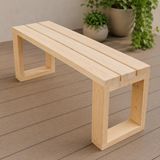 AyrStore Binbir Ahşap Masif Bank Tabure, 70X30 cm Mini Oturma BANKI,%100 Doğal Çam, Demonte Kolay Kurulum - Çok Renkli