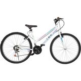 AyrStore Bisiklet Vision Tec Eros 26" Jant 21 Vites Kadın Dağ Bisikleti Beyaz - Pembe & Vitesli Bisiklet - Çok Renkli