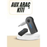 AyrStore Bluetooth Araç Kiti Aux Çıkışlı Telefon Müzik Alıcı Tüm Cihazlara Uyumlu - Çok Renkli