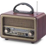 AyrStore Bluetooth Nostaljik Hoparlör Fm 20 x 10.2 x 14.5 cm NS8070BT - Çok Renkli