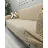 AyrStore Bohem Desen Jakarlı 3 Kişilik Kanepe Örtüsü / Lastikli Koltuk Örtüsü /çekyat Örtüsü/ Kol - 0,6 x 19 x 29 cm - Çok Renkli