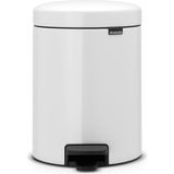 AyrStore Brabantia Tret Çöp Kovası, Iç Kovalı, Plastik, Çelik, Plastik, Beyaz, 5 Litre - Çok Renkli