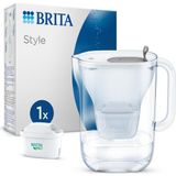 AyrStore Brıta Style Xl 1x Maxtra Pro Pure Performance Filtreli Su Arıtma Sürahisi - Gri (3,5l) - Çok Renkli