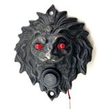 AyrStore Buğz Antika Tarz Dekoratif Pirinç Kapı Zili - 100X78 Mm, Oksit, LED Işıklı - 100 x 78 mm - Çok Renkli