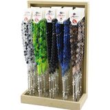 AyrStore Buğz Büyük Cep Tesbihi - 33'lü - Akrilik - Lastikli Misina Ipli - Çok Renkli