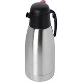 AyrStore Buğz Çelik Termos 2 Litre Gri Renk 6 Saat Yalıtım Süresi ile Kamp ve Mutfak Kullanımı Için - Çok Renkli