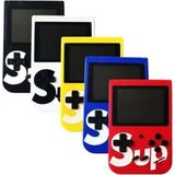 AyrStore Buğz Çift Kollu Retro Klasik El Atarisi 400 Oyunlu 3.0 Inç Ekran Mavi Renk Tv Mod Destekli