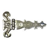 AyrStore Buğz Dekoratif, Sac Tek Kuyruklu Menteşe - 40X68 Mm, Küçük, Nikel, 1 Adet - 40 x 68 mm - Çok Renkli