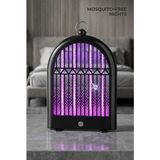 AyrStore Buğz Dekoratif Sivrisinek Tuzağı Şarjlı Sinek Savar Lamba Mor Işıklı Gece Lambası Modeli