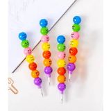 AyrStore Buğz Emojili Yumurtlayan Kalem Seti 4'lü - Çok Renkli