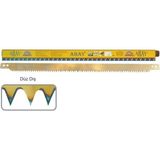 AyrStore Buğz Geniş Kolastar Testere Ağzı - Düz Diş 76 cm - Çok Renkli