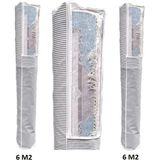 AyrStore Buğz Halı Hurcu 2li Set Halı Hurcu Pencereli Halı Hurcu 6 M2 x 2 - Çok Renkli