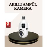 AyrStore Buğz Iki Yönlü Sesli Wifi Kamera – Ampul Tipi Ev ve Ofis Güvenlik Kamerası