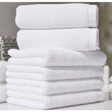 AyrStore Buğz Nevresim Dünyası Otel Tipi 6'lı 50X90 Yüz Havlusu Beyaz - Çok Renkli