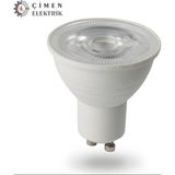 AyrStore Buğz Noas YL91 0707 M Mercekli 7W LED Çanak Ampül 4000K GU10 Duy - Çok Renkli
