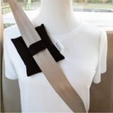 AyrStore Bundera Support Emniyet Kemer Destek Yastığı Ayarlanabilir Göğüs Seyahat Yastığı (Siyah)
