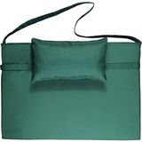 AyrStore Bysay Taşınabilir Katlanır Çanta Şezlong Minderi, Yastıklı Minder (Yeşil) - Çok Renkli