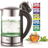 AyrStore Cam Su Isıtıcısı 1,7 Litre / %100 Bpa Içermez / 2200 Watt / Renk Değişimli LED Aydınlatma /