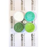 AyrStore Capital 10G(25ML) X4 Renk Toz Metalik Sedef Epoksi Pigment Boya Yeşil Ton - Çok Renkli