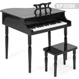 AyrStore Çocuk Için Ahşap Piyano BP30BK Nota Sehpası ve Tabure Hediyeli - Çok Renkli