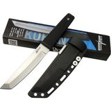 AyrStore Cold Steel Aus 8A Kobun Tanto Outdoor / Av Bıçağı 25CM - Kılıflı, Kutulu, Siyah Plastik Sap