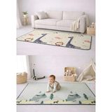 AyrStore Coolmats Rulo Oyun Matı Çift Taraflı Büyüyen Dino - Geyik Vadisi 200X140X1 cm (200X140X1 Cm) - Çok Renkli - 0,60 x 19 x 29 cm