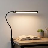 AyrStore Coverzone LED Masa Lambası – 12W USB Güç Girişli, Esnek Kol, Klipsli Tasarım, 3 Renk Sıcakl� - Renkli