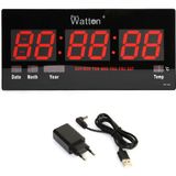 AyrStore Dijital Duvar ve Masa Saati WT-109 - Çok Renkli