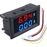AyrStore Dijital Volt Akım Ölçer Dc 0-100V 10A Ampermetre
