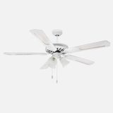AyrStore Dlc Karayel 132CM Bakır Motor 3 Lambalı Tavan Vantilatörü Beyaz - Çok Renkli