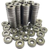 AyrStore Dünya Magnet 50 Adet 608ZZ Rulman - Metal Mühürlü Çok Amaçlı Bilye Rulman - 8X22X7 Ölçüler - Genel