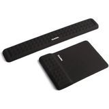 AyrStore Ergopad Klavye + Mause Bilek Destekli Ergonomik Mousepad Set (440X55X17MM / 230X160X17MM) - Siyah