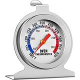 AyrStore Fırın Içi Termometre, 0-300°C, Çelik Gövde, Hassas Isı Kontrolü, Gri, Analog Gösterge, Gı - Çok Renkli