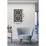 AyrStore Floral Mandala Tasarım Ahşap Duvar Tablosu - 25X35 cm Lazer Kesim Dekoratif Pano - Çok Renkli - 25 x 35 cm