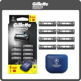 AyrStore Gillette Mach3 Charcoal Avantajlı Yedek Tıraş Bıçağı 8'li