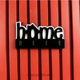 AyrStore Happens Home Ahşap Duvar Dekoru Anahtar Askısı Dekoratif Anahtar Askılığı Hediyelik (17X9CM)