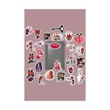 AyrStore Hazbin Hotel Sticker Paketi/bullet Journal Defter Çıkartma Ajanda Laptop Etiket 1