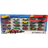 AyrStore Hot Wheels Yirmili Araba Seti, 20 Adet, 3 Yaş ve Üzeri, Toyota Supra - Porsche 911 - Çok Renkli