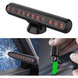 AyrStore Imdat Çekiçli Kemer Kesicili Araç Içi Torpido Üstü Telefon Park Numaratörü Park Tel Siyah - Çok Renkli