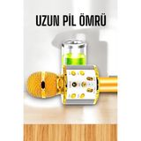 AyrStore Kablosuz Bluetooth Karaoke Mikrofon USB ve Aux Girişli, Yüksek Ses Kalitesi - Çok Renkli