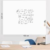 AyrStore Kağıt Tahta 120X150 cm Beyaz,1 Alana 1 Hediye, Akıllı Kağıt, Yazı Tahtası - Çok Renkli