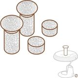 AyrStore Kedi Köpek Su Pınarı Yedek Sünger Filtresi 4\&AMP;#039;LÜ Set