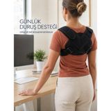 AyrStore Klavikula Korsesi Ayarlanabilir Köprücük Kemiği Omuz ve Sırt Destek Bandajı - Çok Renkli - 1