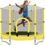AyrStore Leyaton Trambolin Fileli Korumalı 152 cm Kolay Kurulum Sarı Tek Ebat - Çok Renkli
