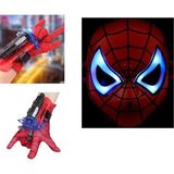 AyrStore Lrs Store Örümcek Adam Set Örümcek Adam Maske ve Ağ Atan Eldiven Vantuzlu Ok Yüksek Kalite, Ç - Çok Renkli